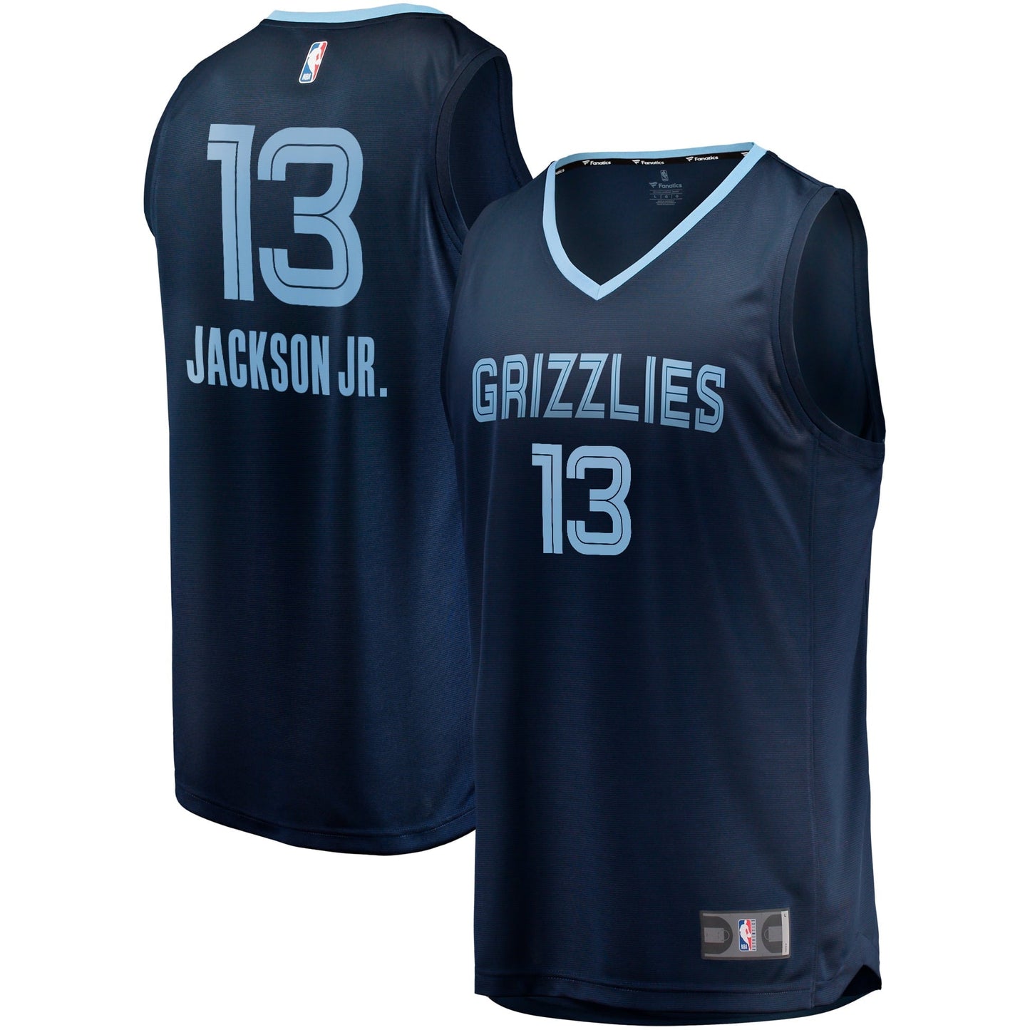 Men's Fanatics Branded Jaren Jackson Jr. Navy Memphis Grizzlies Fast Break Player Jersey - Icon Edition